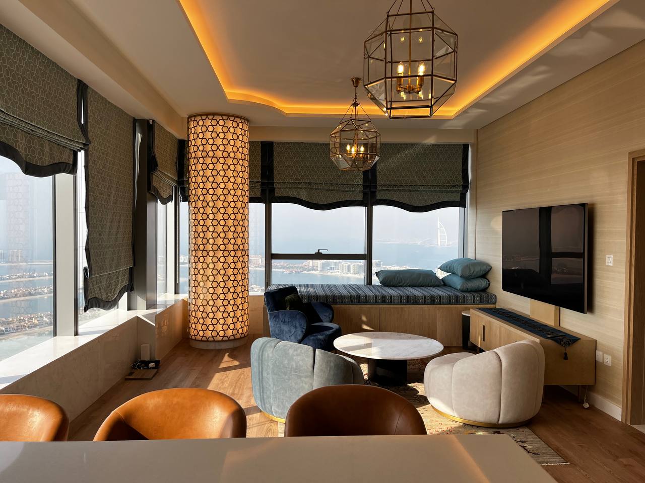 Дизайн интерьера под ключ в Дубае: The Palm Tower